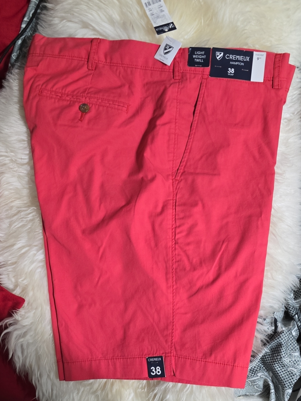 Daniel Cremieux Dusty Cherry Twill Shorts